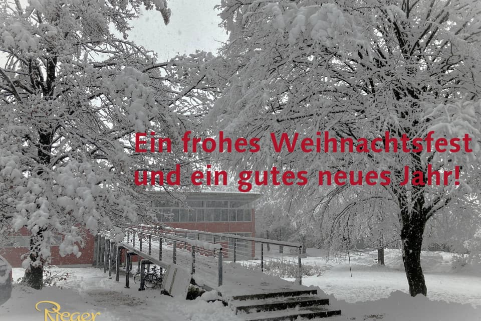 Frohe Weihnachten und ein gutes neues Jahr!