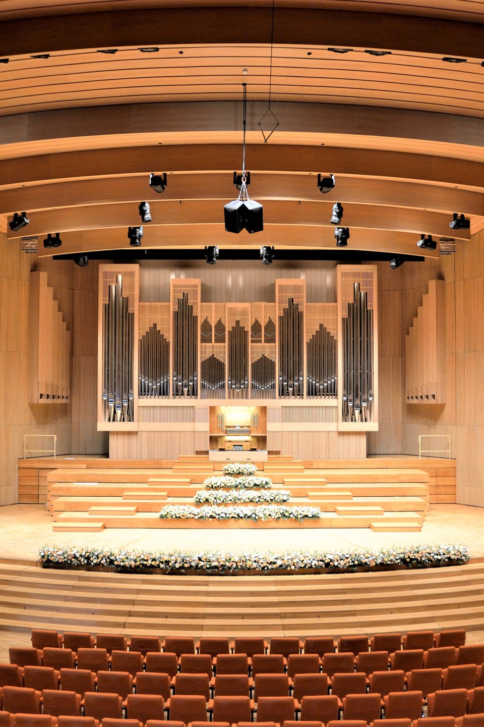 Concert hall organs