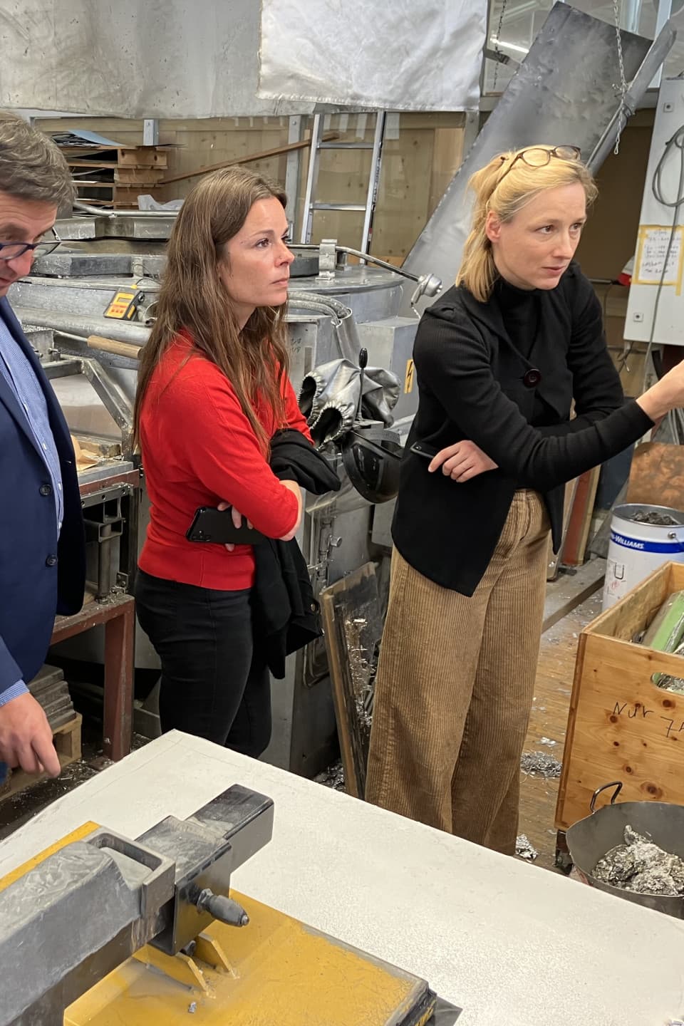 French delegation from L'Isle Adam on visit