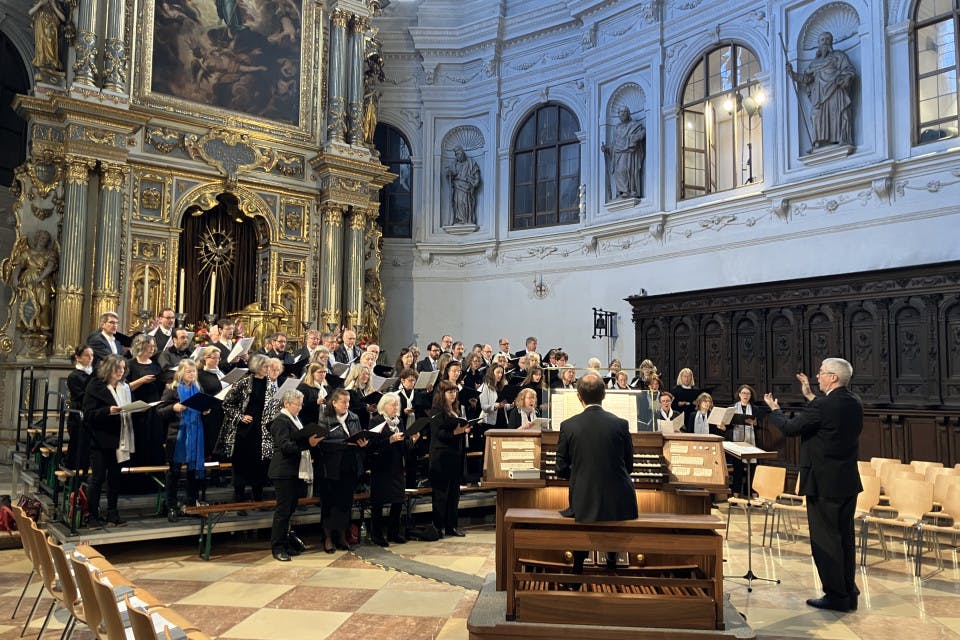 Consecration of the choir organ in St Michael's, Munich
