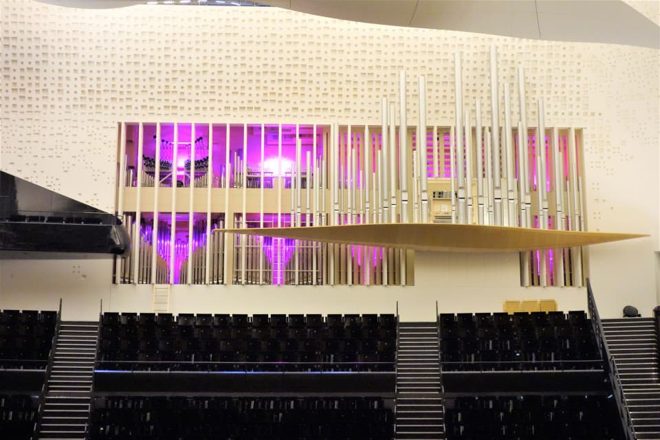 Concert hall organs